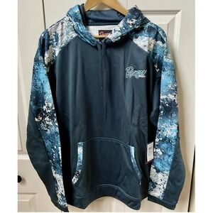 New Ranger Boats Performance Fleece Steel Blue Hoodie 3XL Pullover NWT
